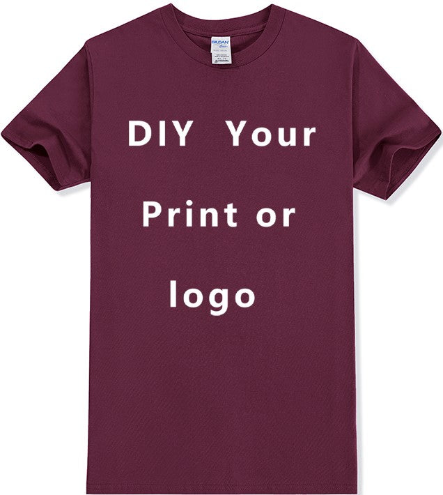 EU Size Custom Cotton T-Shirt - Personalize with Your Logo or Text