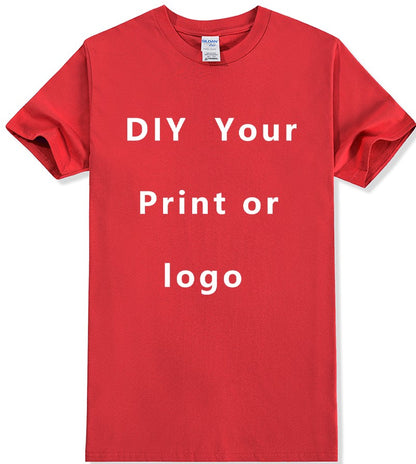 EU Size Custom Cotton T-Shirt - Personalize with Your Logo or Text