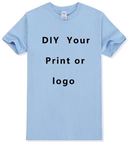 EU Size Custom Cotton T-Shirt - Personalize with Your Logo or Text