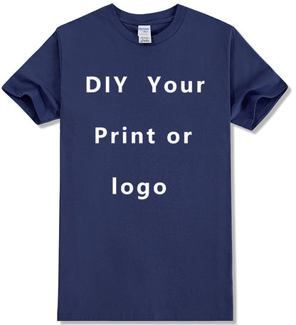 EU Size Custom Cotton T-Shirt - Personalize with Your Logo or Text