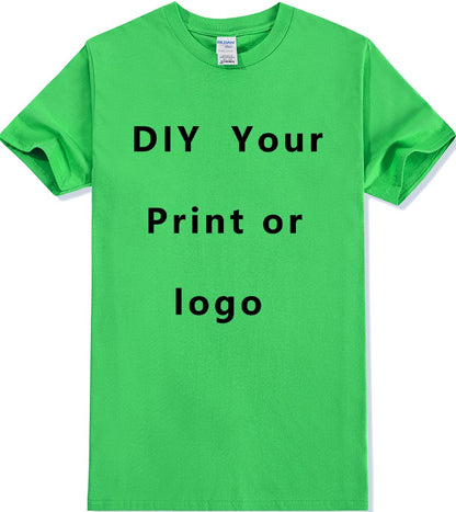 EU Size Custom Cotton T-Shirt - Personalize with Your Logo or Text