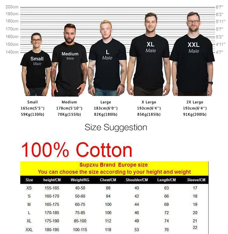 EU Size Custom Cotton T-Shirt - Personalize with Your Logo or Text