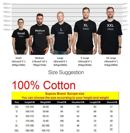 EU Size Custom Cotton T-Shirt - Personalize with Your Logo or Text