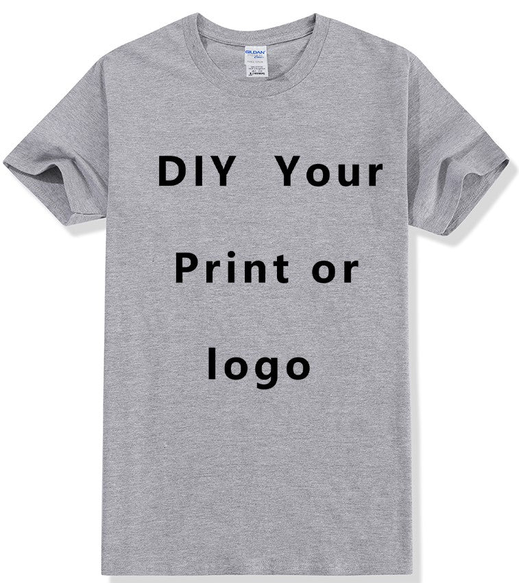 EU Size Custom Cotton T-Shirt - Personalize with Your Logo or Text