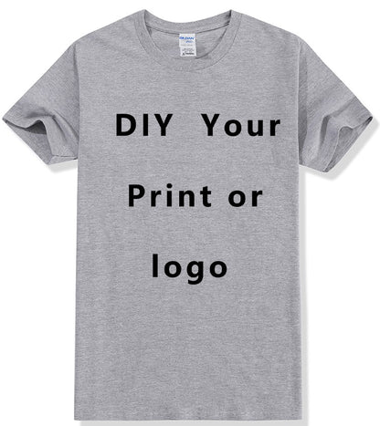 EU Size Custom Cotton T-Shirt - Personalize with Your Logo or Text