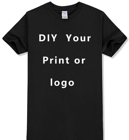 EU Size Custom Cotton T-Shirt - Personalize with Your Logo or Text