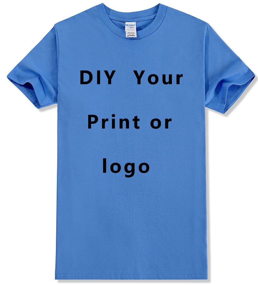 EU Size Custom Cotton T-Shirt - Personalize with Your Logo or Text