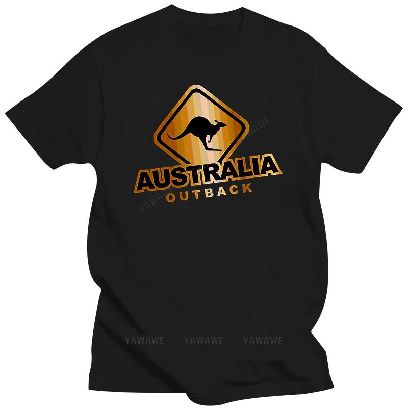 Outback Men's Round Neck T-Shirt - Premium Quality, Funny Cotton Tees by New Fashion Brand | Australia