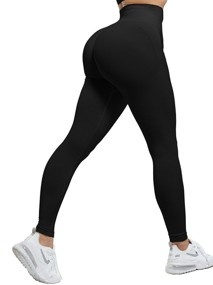 Women's High Waist Bubble Butt Leggings - Seamless Fitness Pants