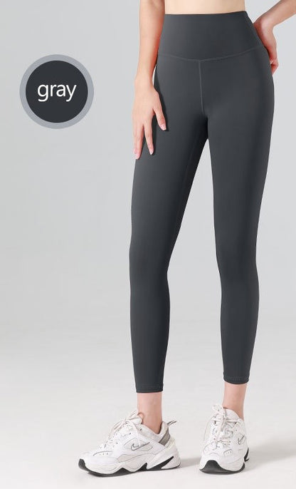 Plus Size Seamless High Waist Yoga Pants - Women's Tummy Control Gym Leggings