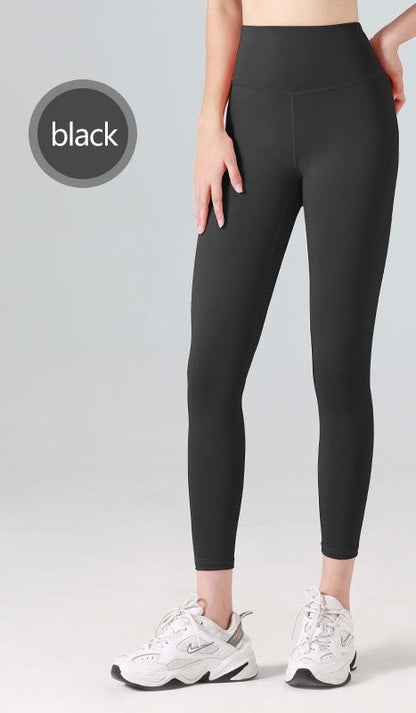 Plus Size Seamless High Waist Yoga Pants - Women's Tummy Control Gym Leggings